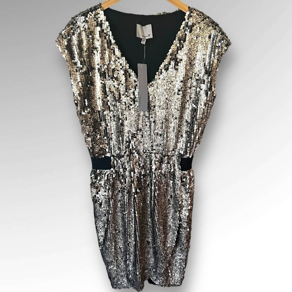 Aryn K Sequined Dress.